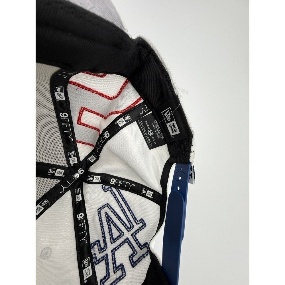 Los Angeles Dodgers New Era 9FIFTY Snapback Hat M. Muncy SEAG White Red - Picture 5 of 7